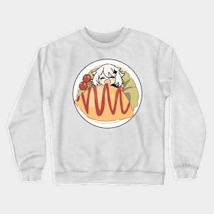 Paimon the emergency food Crewneck Sweatshirt